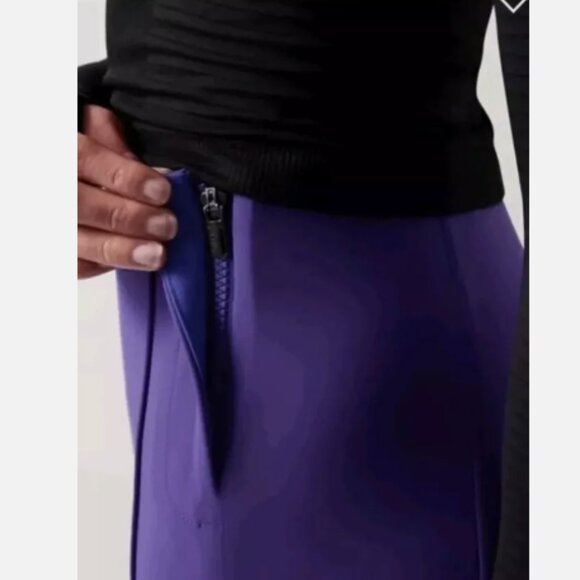 NWT Athleta Noble Blue Glacier Snow Skinny Pants Ski Winter Training - Picture 3 of 9